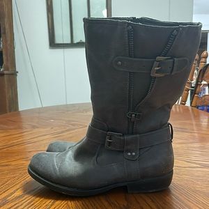 Suede Grey Suede Boots